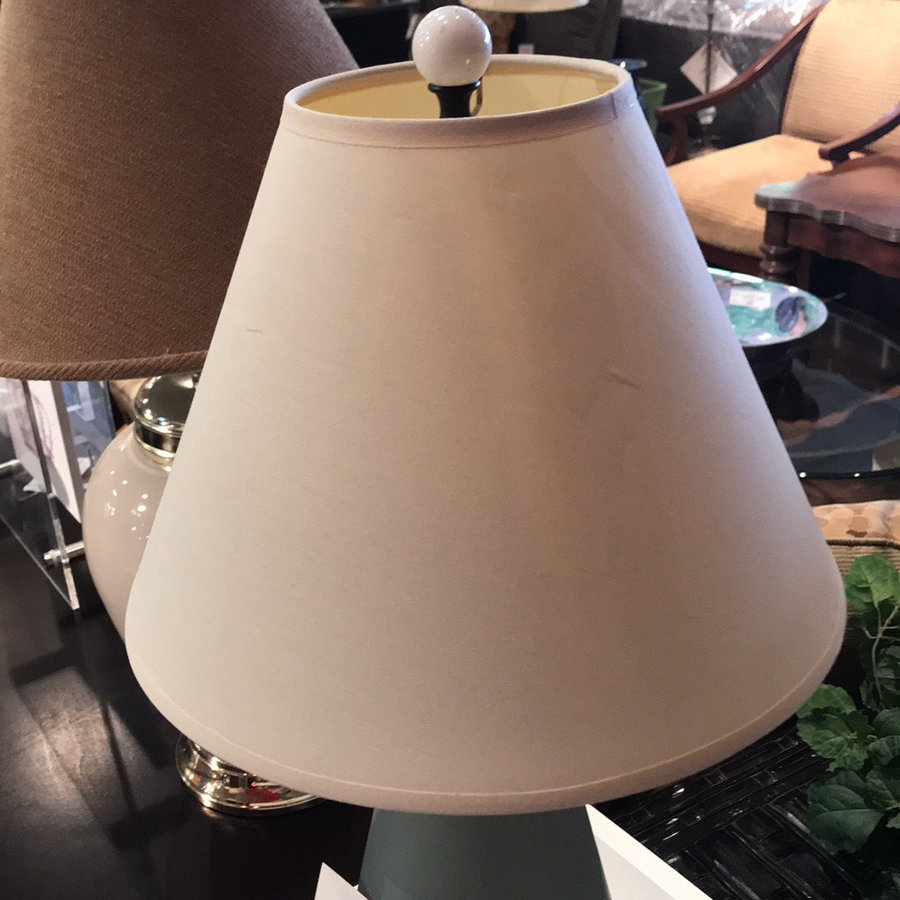 Cone Table Lamp Green - Divine Consign - Consignment and Resale ...